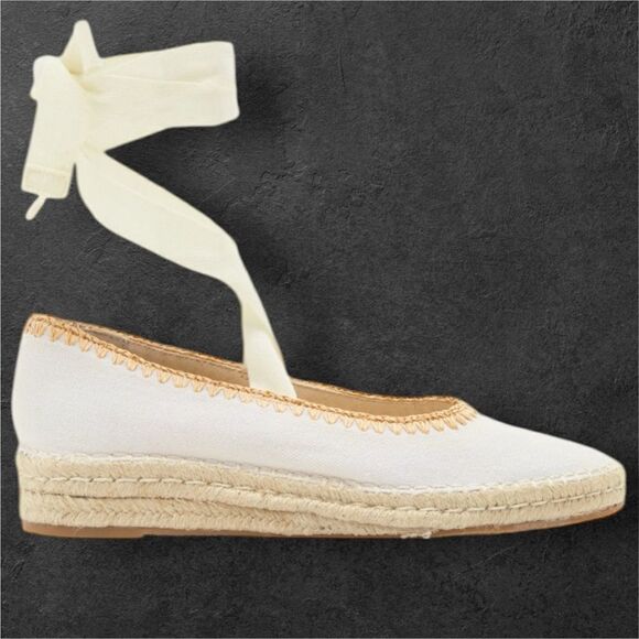 DOLCE VITA Women’s Morgan Espadrilles Flats in the Size 9.5 in Ivory Canvas - Picture 5 of 15